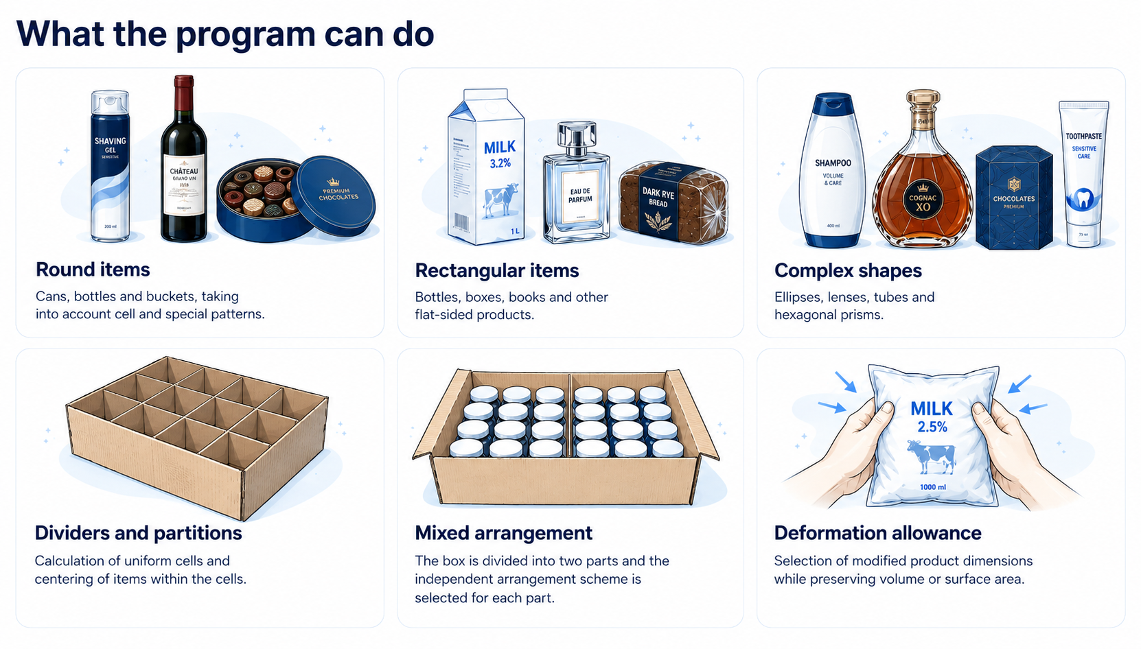 What the Box Packing Optimizer can do